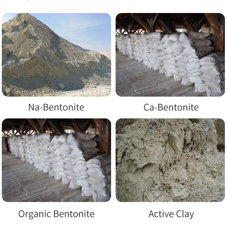 High quality bentonite food grade bulk bentonite powder Organic bentonite clay