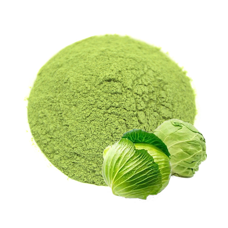 dried green organic cabbage powder