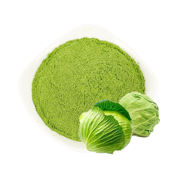 dried green organic cabbage powder